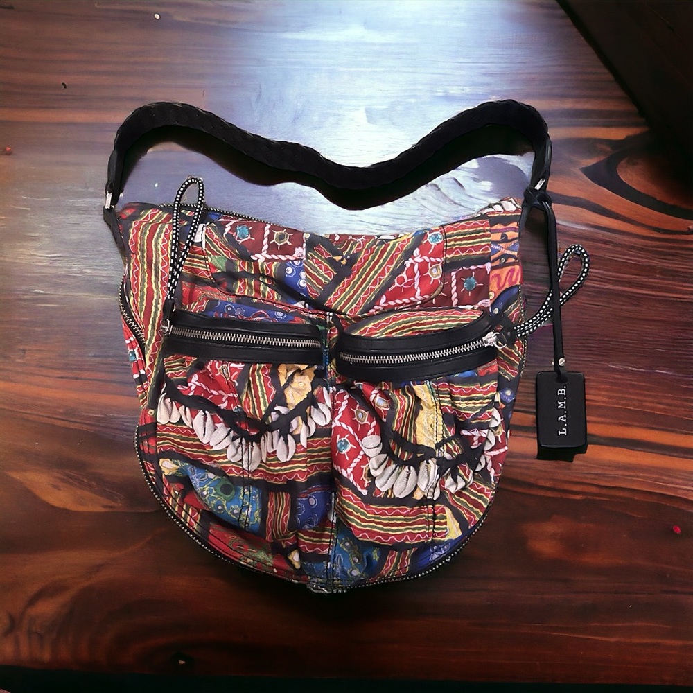 L.a.m.b. Tribal shoulder bag. RARE